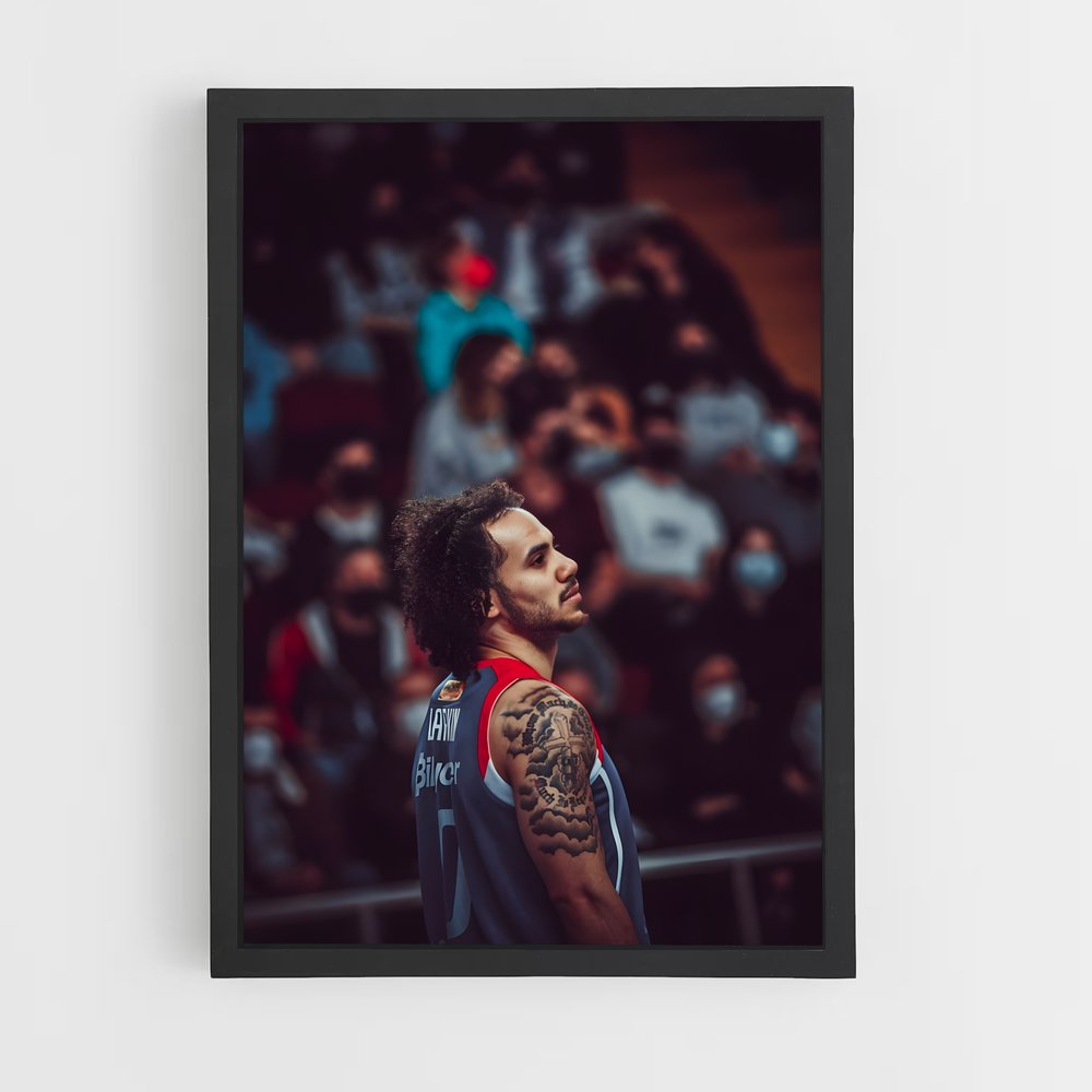 Poster Énergie Tatouée – affiche Basketball (vue 2)